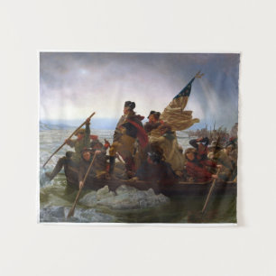 Tenture Washington Traverser le Delaware par Emanuel Leutz