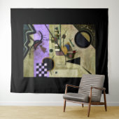 Tenture Wassily Kandinsky, Sons contrastés, 1924 (En situation (horizontale))