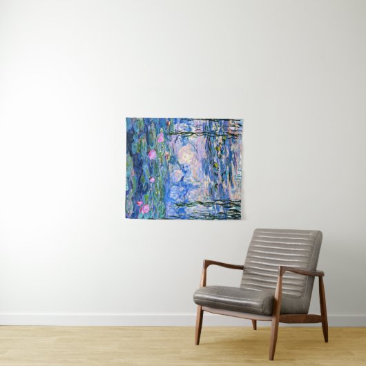 Tenture Water Lilies, tableau de Claude Monet en 1919 (En situation (horizontale))