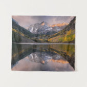 Tenture Water | Maroon Bells Colorado (Devant (Horizontal))