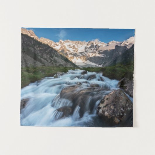 Tenture Waterfalls | Aviolo Lake, Italy (Devant (Horizontal))