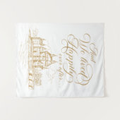 Tenture We lived happily ever after royal backdrop (Devant (Horizontal))