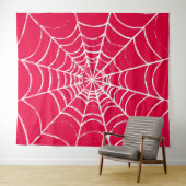 Tenture Web rose (En situation (horizontale))