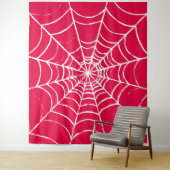 Tenture Web rose (En situation)