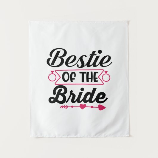 Tenture Wedding Bestie Of The Bride (Devant)
