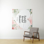 Tenture Wedding shower wall poster personalized (En situation (horizontale))