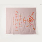 Tenture Week-end Bachelorette Retro Backdrop Photo stand (Devant (Horizontal))