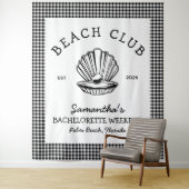 Tenture Week-end de célibataire en bord de mer club de pla (En situation)