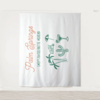 Week-end de célibataire rose à Palm Springs dessin