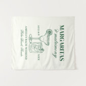 Tenture Week-end de Fiançailles et Margaritas (Devant (Horizontal))