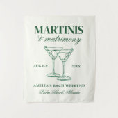 Tenture Week-end de maris et mariage (Devant)