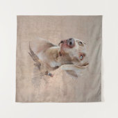 Tenture Weimaraner Poster Canvas Imprimer (Devant (Horizontal))