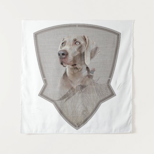 Tenture Weimaraner Poster Canvas Imprimer Tapis (Devant)