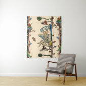 Tenture WEIRD MÉDIÉVAL DE LA MUSIQUE, Lapin, Chien (En situation)