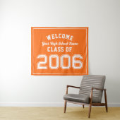 Tenture Welcome Class of 2006, 20 Year Reunion Decor (En situation (horizontale))
