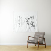 Tenture Welcome Rehearsal Dinner The Night Before (En situation (horizontale))