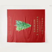 Tenture Welcome to the wedding Christmas (Devant (Horizontal))