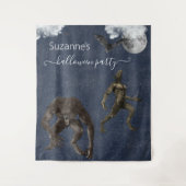 Tenture Werewolf Halloween en arrière-plan (Devant)