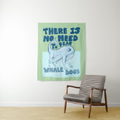 Tenture Whale Dog funny creature (En situation)