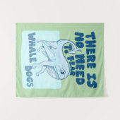 Tenture Whale Dog funny creature (Devant (Horizontal))