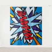 Tenture WHAM Cool Comic Book Pop Art Typographie (Devant)