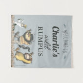 Tenture Where the Wild Things Are Birthday Tapestry (Devant (Horizontal))