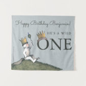 Tenture Where the Wild Things Are Birthday Tapestry (Devant (Horizontal))
