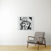 Tenture Where we landing boys? Tapestry (En situation (horizontale))