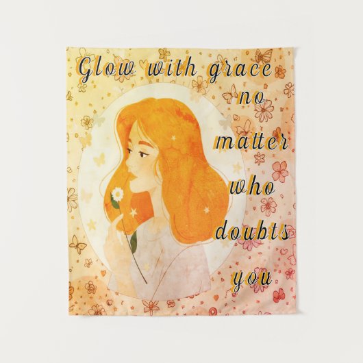 Tenture Whimsical Garden - Modern Tapestry (Devant)