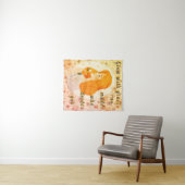 Tenture Whimsical Garden - Modern Tapestry (En situation (horizontale))