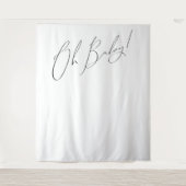 Tenture Whimsical Genre Neutral Oh Baby Backdrop (Devant)