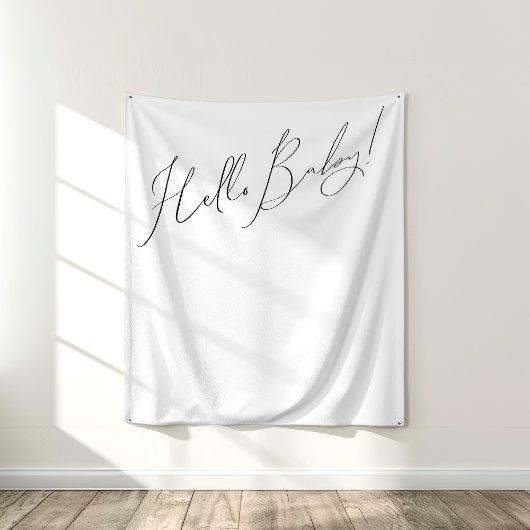 Tenture Whimsical Genre Neutre Bonjour Baby-fond