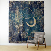 Tenture Whimsy Gold Parties scintillant Dreamcatcher Plume (En situation)