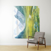 Tenture Whisper alpin - Pré sous les pics (En situation)