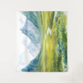 Tenture Whisper alpin - Pré sous les pics (Devant)