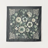 Tenture Whispered Clover Knotwork Garden (Devant (Horizontal))