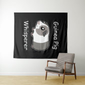 Tenture Whisperer de porc de Guinée (En situation (horizontale))