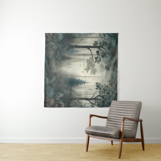 Tenture Whispering Woods Ethereal Tapestry (En situation (horizontale))