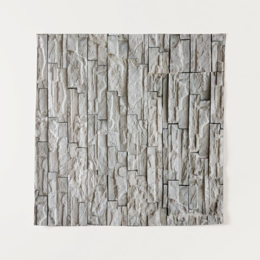 Tenture White brick wall pattern texture (Devant (Horizontal))