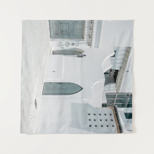 Tenture White concrete house (Devant (Horizontal))