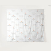 Tenture White Custom Two Logo Business Company H. Backdrop (Devant (Horizontal))