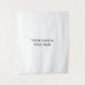 Tenture White Personalized – Your Logo & Text Here (Devant)