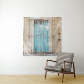 Tenture White steel window grill (En situation)