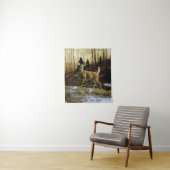 Tenture Whitetail Deer Doe dans la forêt d'automne (En situation)