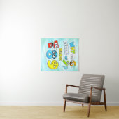 Tenture Why Was 6 Afraid of 7 Funny Math Design (En situation (horizontale))