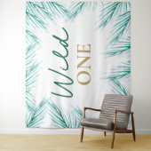 Tenture Wild One first Birthday feuille Photo Contexte (En situation)