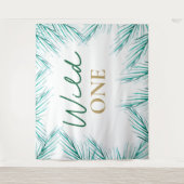 Tenture Wild One first Birthday feuille Photo Contexte (Devant)