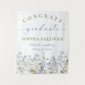 Tenture Wildflower Bloom Graduation Party (Devant)