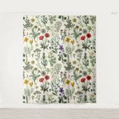 Tenture Wildflowers collage (Devant)