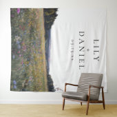 Tenture Wildflowers Meadow Floral Wedding Photo Backdrop (En situation (horizontale))